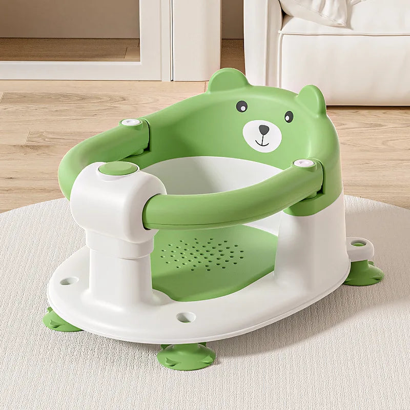 Baby Bath Seat – Non-Slip Newborn Bath Support for Home Use