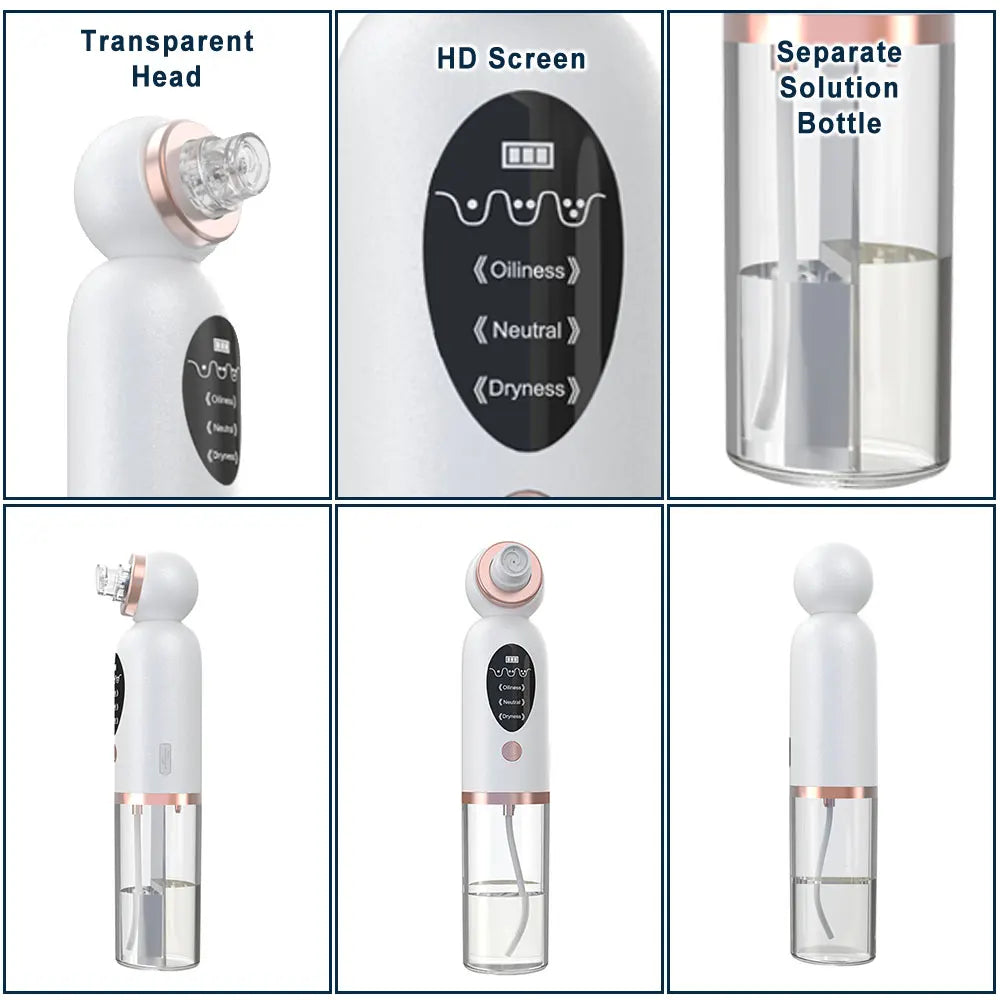 Blackhead Remover Vacuum – Electric Pore Cleaner with Strong Suction