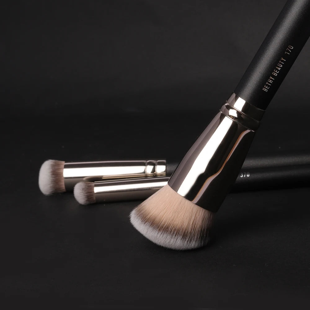 2/3-Piece Foundation & Concealer Brush Set – Synthetic Blending & Contour Brushes