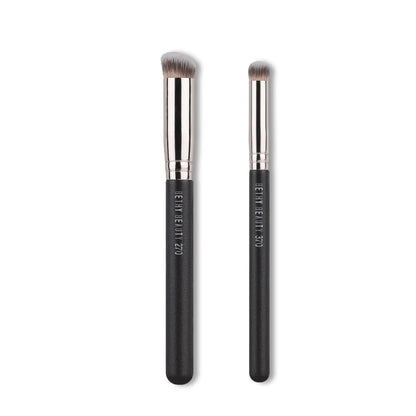 2/3-Piece Foundation & Concealer Brush Set – Synthetic Blending & Contour Brushes
