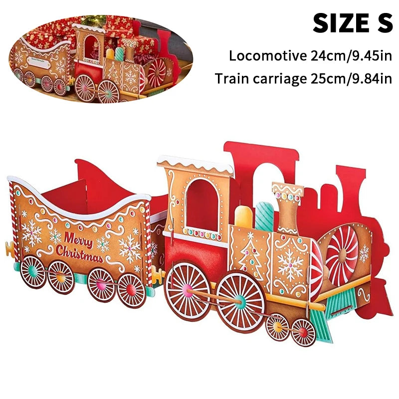Santa’s Gift Train – DIY Personalized Christmas Train Set