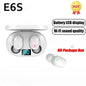 E6S TWS Wireless Earbuds – Bluetooth, Noise-Cancelling, With Microphone