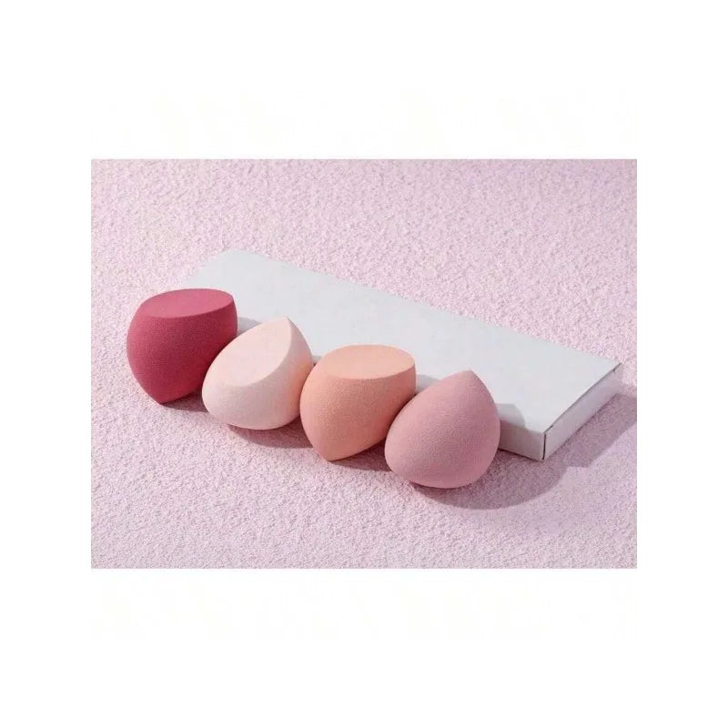 4-Pack Makeup Sponge Blenders – Foundation Applicator Beauty Puffs