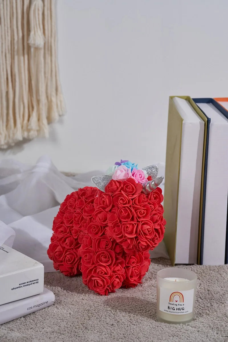 Rose Unicorn Gift – Valentine’s Day & Girlfriend Gift