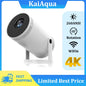 Mini 4K/1080P Portable Projector – 260 ANSI, 5G WiFi, 180° Rotating Smart Home & Outdoor Cinema