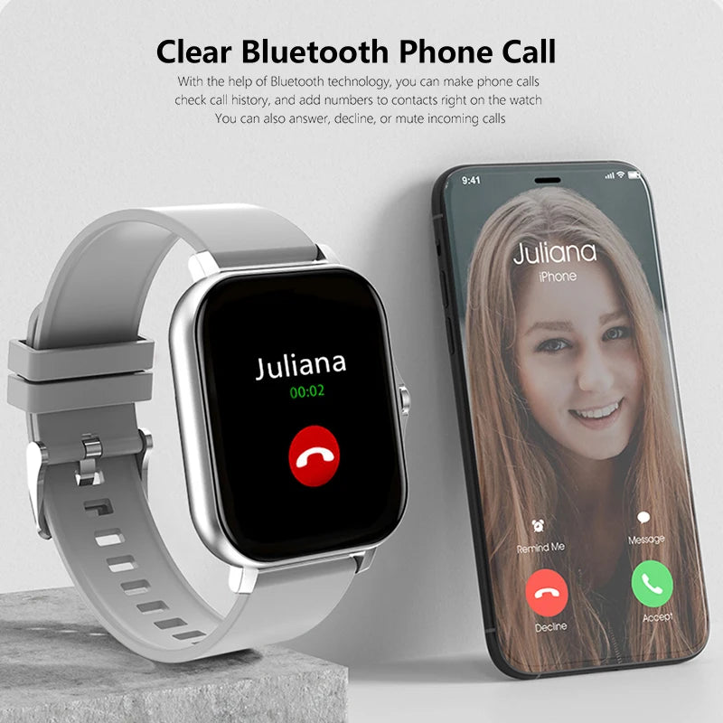 1.83" Sports Smart Watch  Health Monitor, Waterproof, Wireless Calls, For Men & Women (2025)