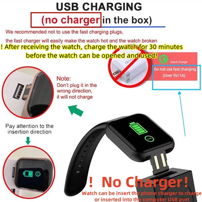 Smart Fitness Watch  Bluetooth, Music Player, Sleep & Activity Tracker for Men & Women