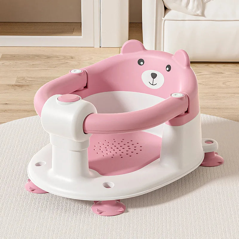 Baby Bath Seat – Non-Slip Newborn Bath Support for Home Use