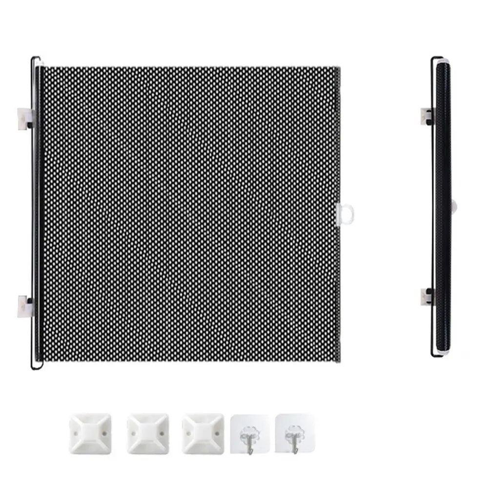 Retractable Pet Gate – Foldable Safety Fence for Dogs, Cats & Kids