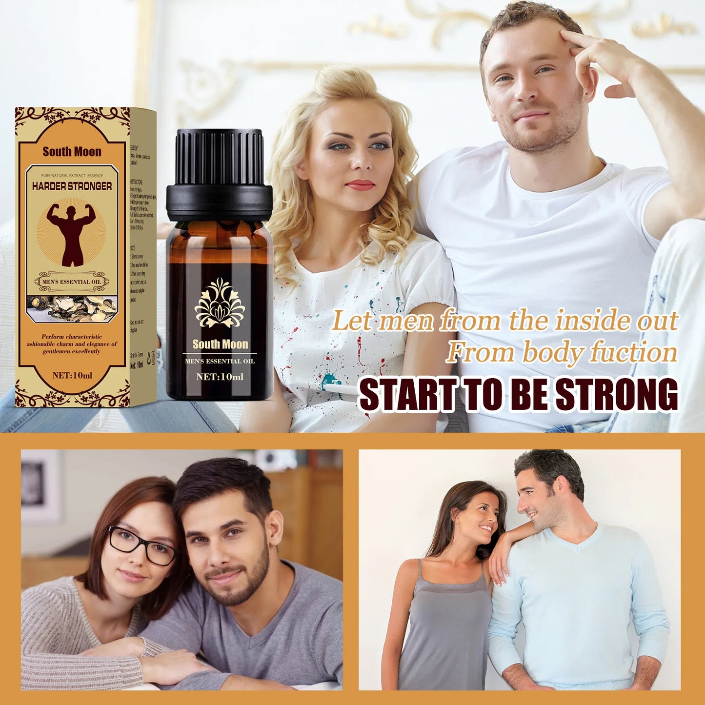Men’s Essential Oil – Vitality Boost & Moisturizing Care