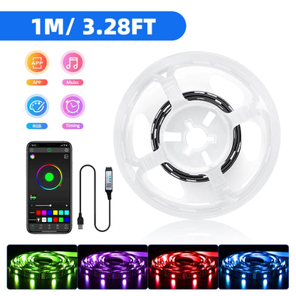RGB USB LED Strip Light  TV/PC Backlight, RGB5050, App-Controlled