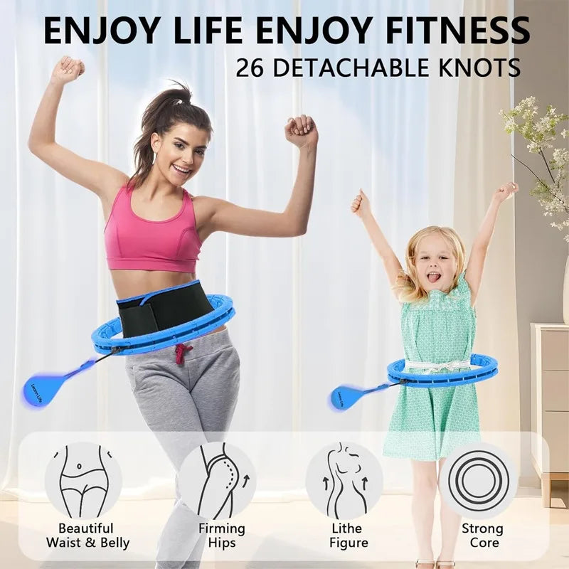 Weighted Fitness Hoop – Portable Slimming Exercise Ring