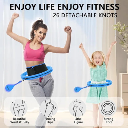Weighted Fitness Hoop – Portable Slimming Exercise Ring