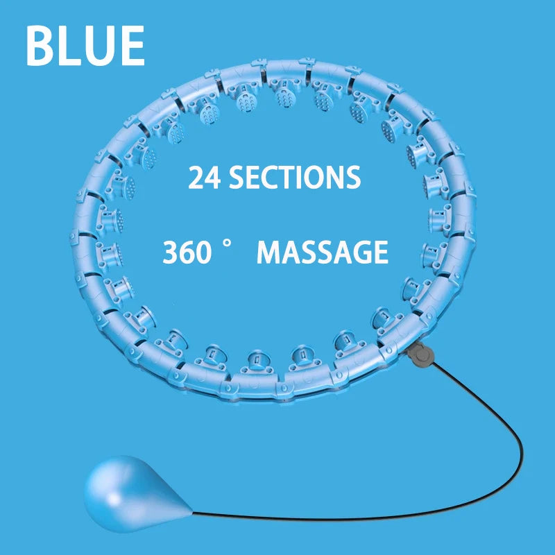 Weighted Fitness Hoop – Portable Slimming Exercise Ring