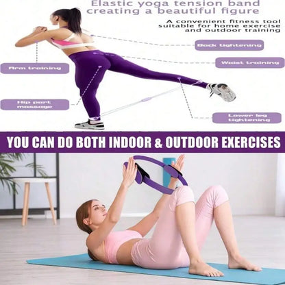 5-Piece Pilates Ring Set – Home Fitness Kit with Yoga Ball, Bands 