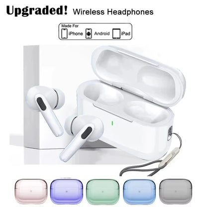 Pro 5 TWS Wireless Earbuds – Bluetooth, Noise-Cancelling, In-Ear Sport Headset for iPhone & Android
