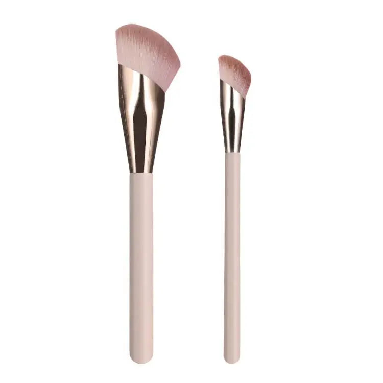2/3-Piece Foundation & Concealer Brush Set – Synthetic Blending & Contour Brushes