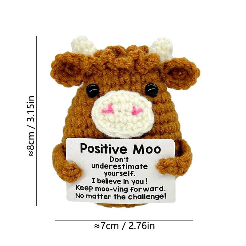 Handmade Crochet Cute Cow – Emotional Gift for Him or Her