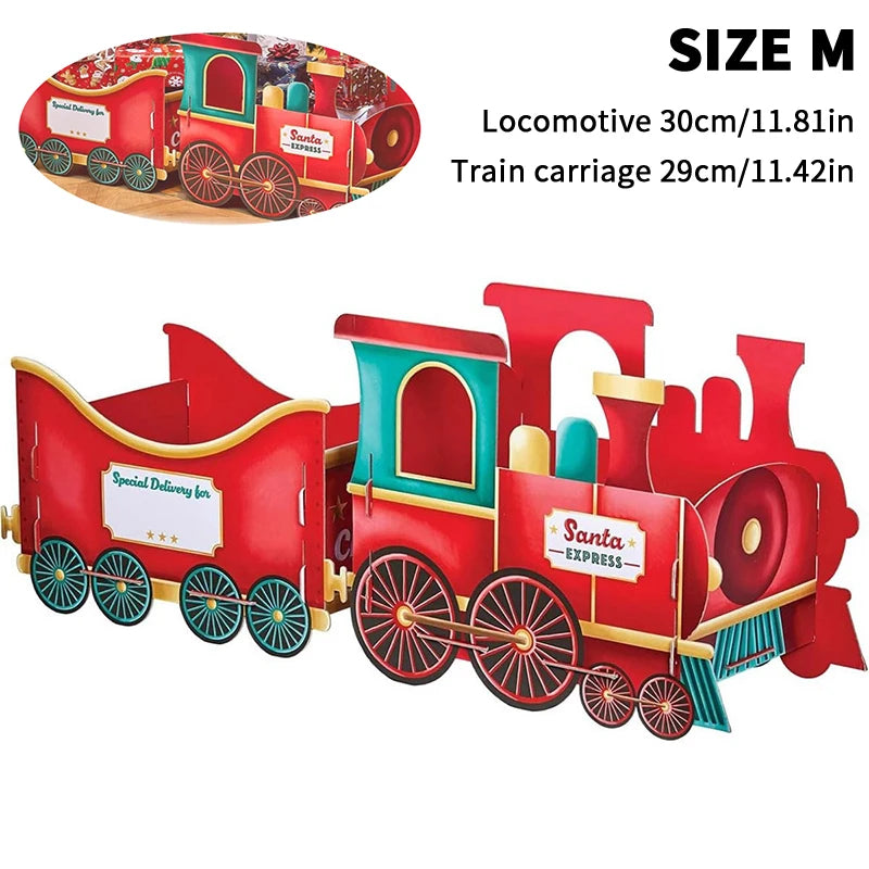 Santa’s Gift Train – DIY Personalized Christmas Train Set