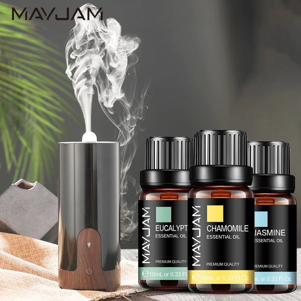 MAYJAM Essential Oils Set – Chamomile, Eucalyptus, Jasmine