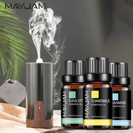 MAYJAM Essential Oils Set – Chamomile, Eucalyptus, Jasmine