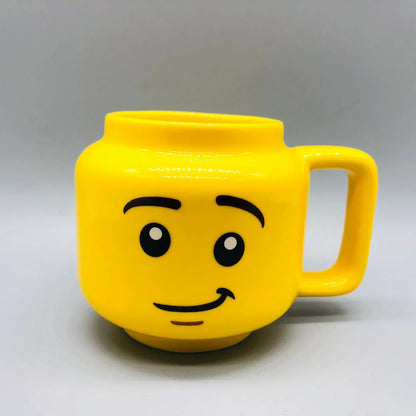 Cute Cartoon Impish Expression Mug – Ceramic Coffee & Tea Cup