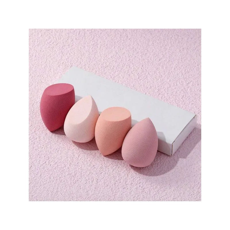 4-Pack Makeup Sponge Blenders – Foundation Applicator Beauty Puffs