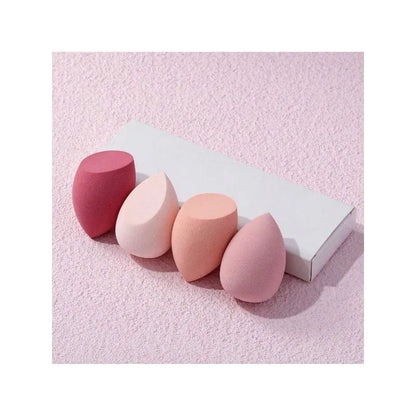 4-Pack Makeup Sponge Blenders – Foundation Applicator Beauty Puffs