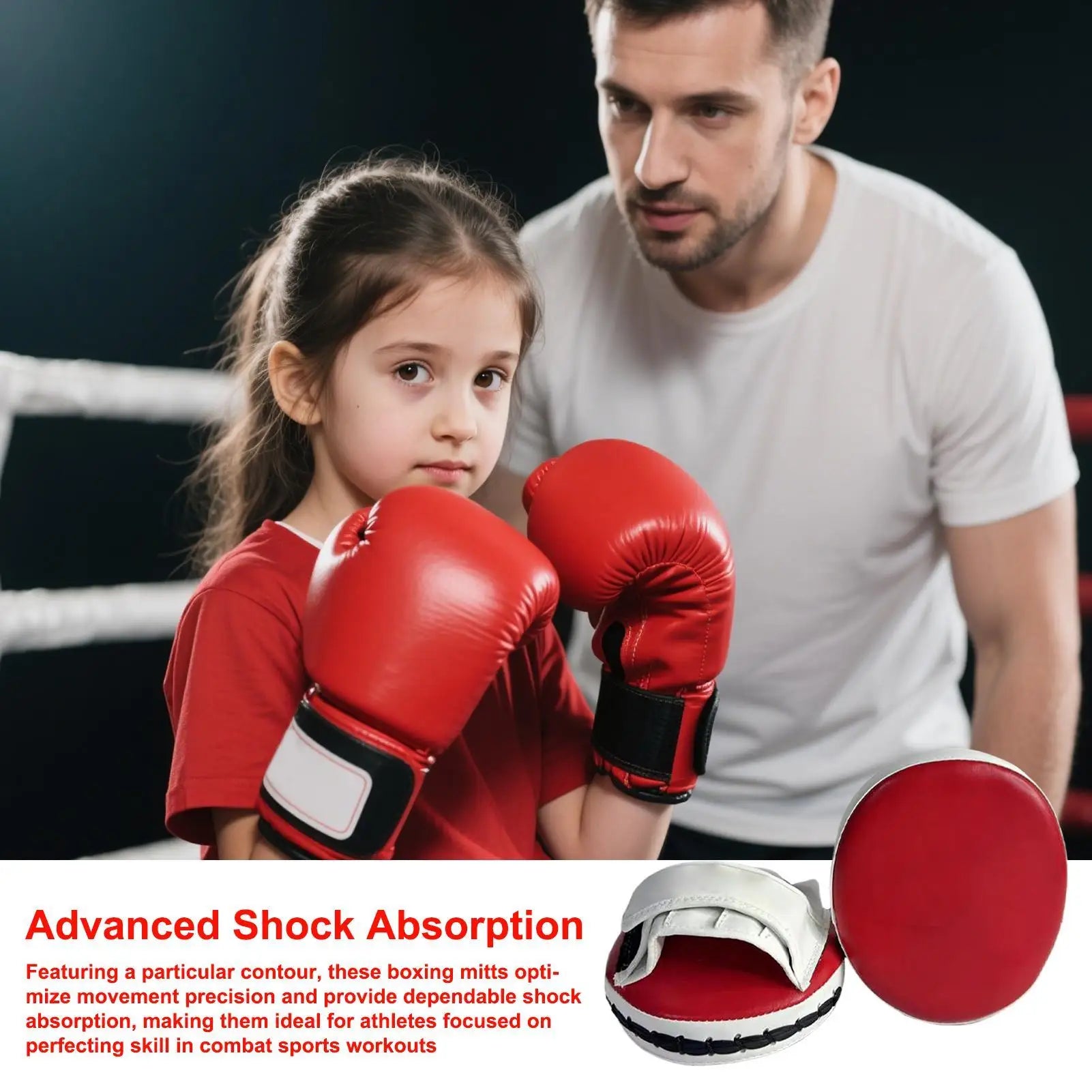 Boxing Focus Mitts – Strike Pads for Training, Karate & Martial Arts