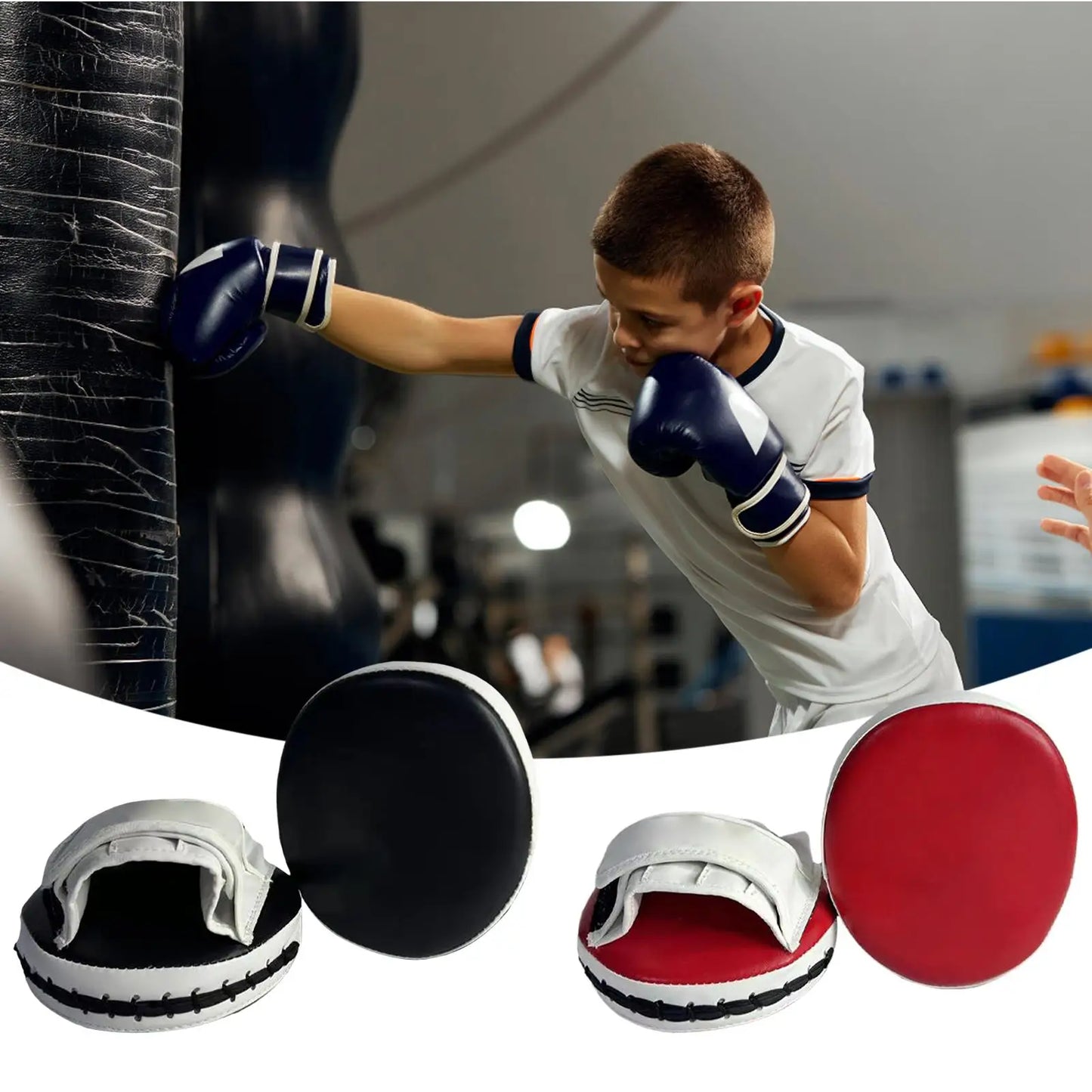 Boxing Focus Mitts – Strike Pads for Training, Karate & Martial Arts