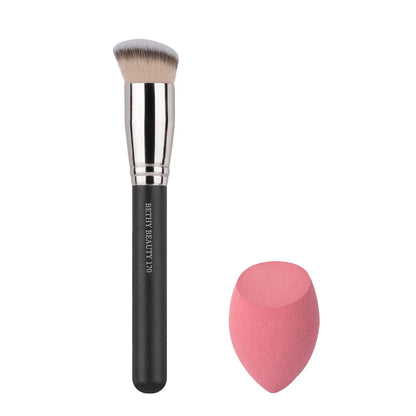 2/3-Piece Foundation & Concealer Brush Set – Synthetic Blending & Contour Brushes