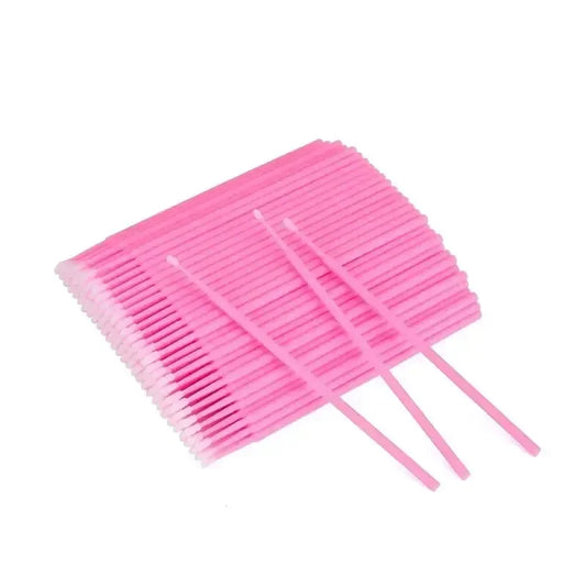 Disposable Mini Mascara Brush – Pink Makeup & Cleaning Tool