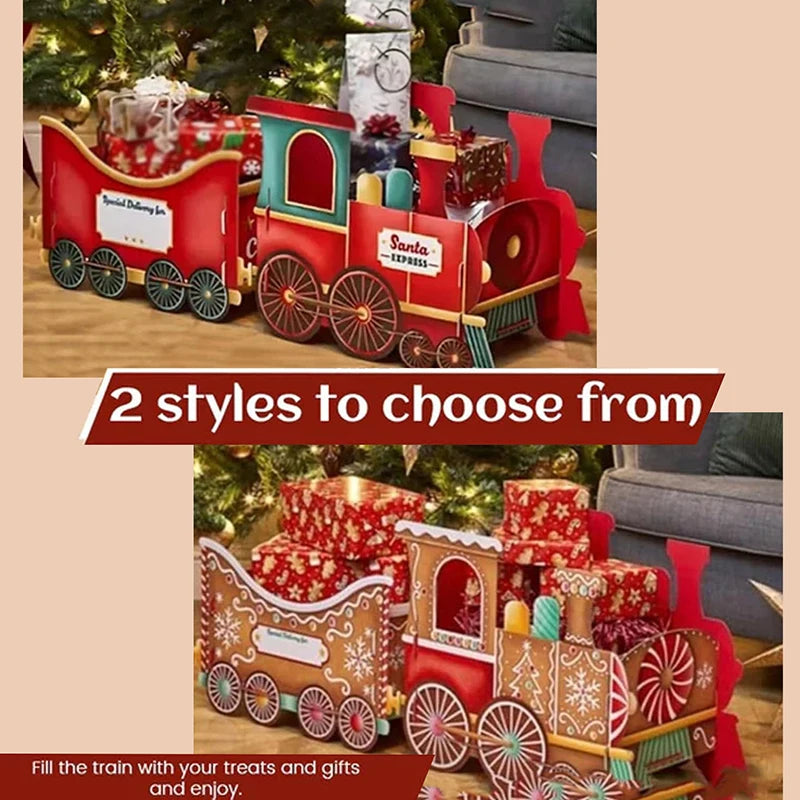 Santa’s Gift Train – DIY Personalized Christmas Train Set