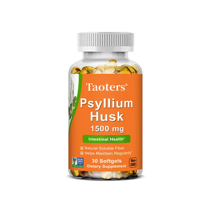 Psyllium Husk – Soluble Fiber for Digestion & Gut Health (120 Capsules)