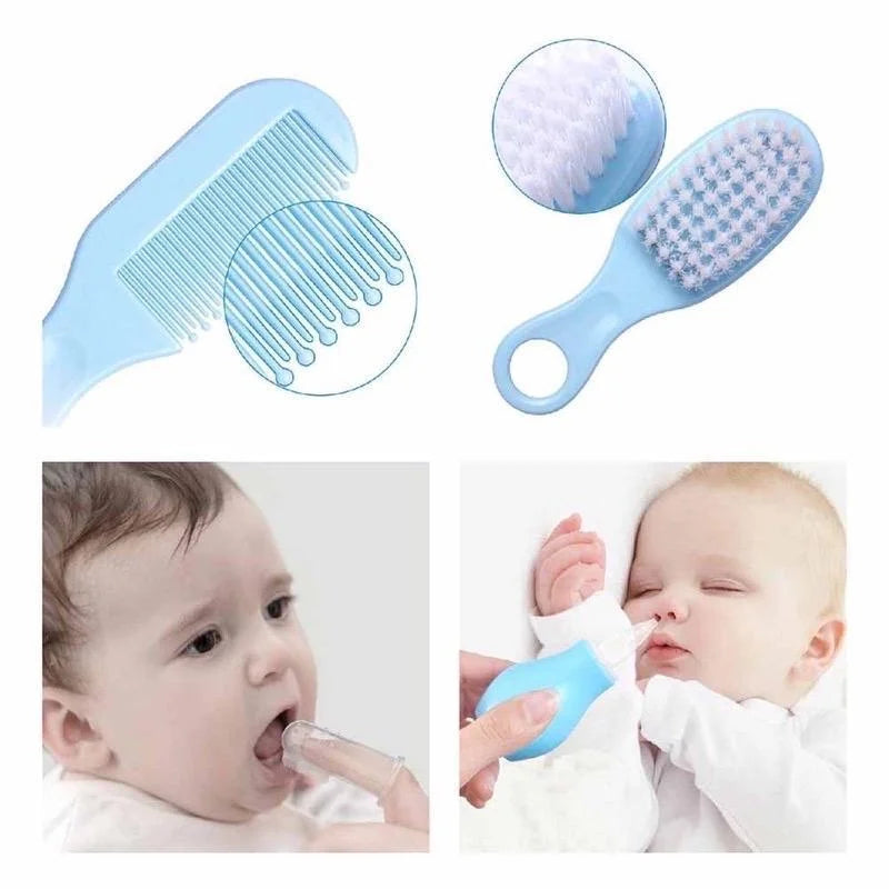 8-Piece Baby Grooming Kit – Clippers, Brush, Comb, Aspirator & Case