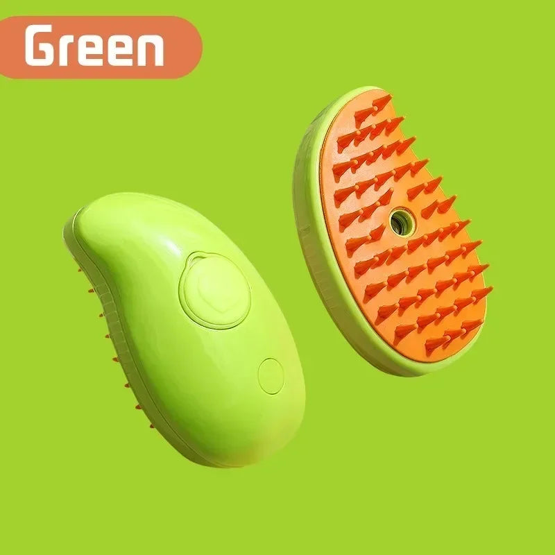 3-in-1 Electric Cat Grooming Comb – Brush, Sprayer & Steam Massage