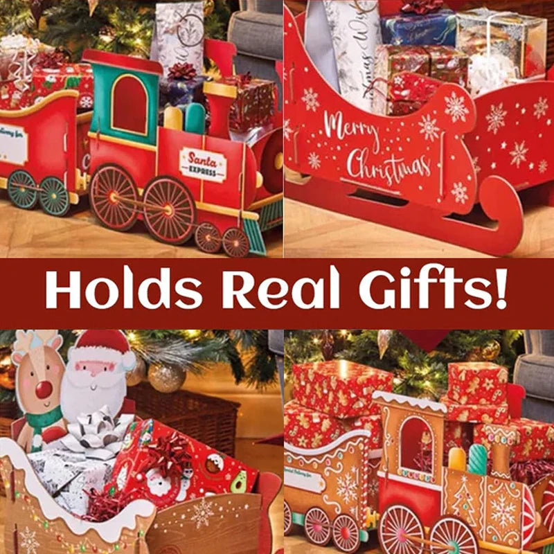 Santa’s Gift Train – DIY Personalized Christmas Train Set