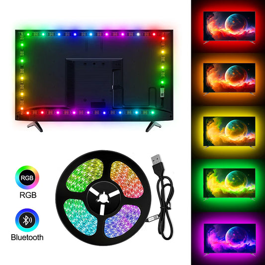 RGB USB LED Strip Light  TV/PC Backlight, RGB5050, App-Controlled