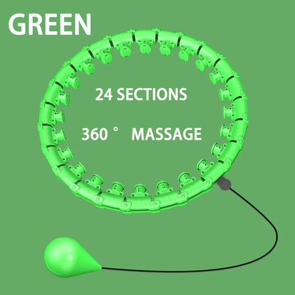 Weighted Fitness Hoop – Portable Slimming Exercise Ring