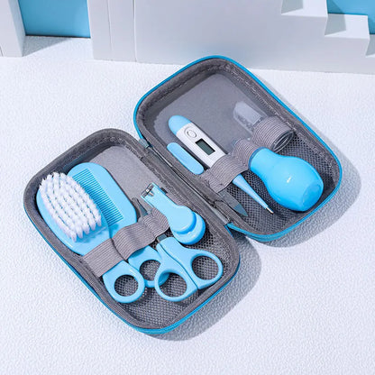 8-Piece Baby Grooming Kit – Clippers, Brush, Comb, Aspirator & Case