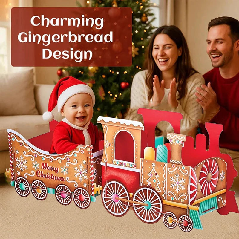 Santa’s Gift Train – DIY Personalized Christmas Train Set