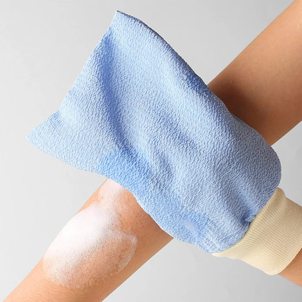 1/4/8-Pack Double-Layer Bath Gloves & Towels – Premium Bath Set