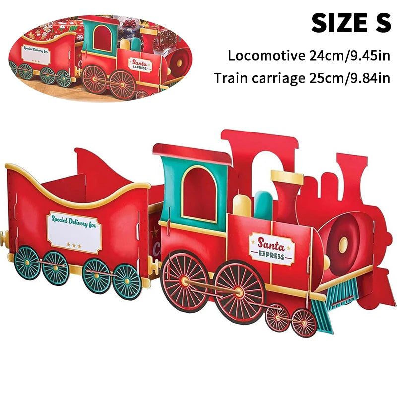 Santa’s Gift Train – DIY Personalized Christmas Train Set