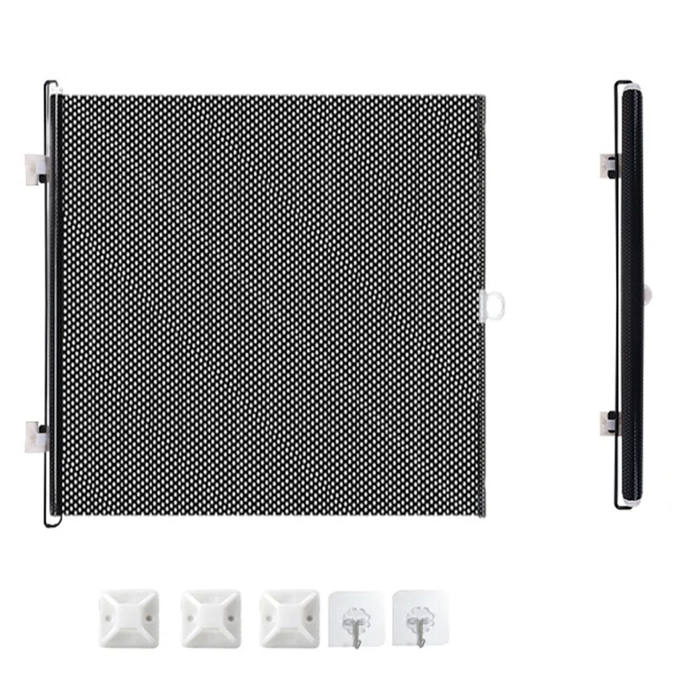 Retractable Pet Gate – Foldable Safety Fence for Dogs, Cats & Kids