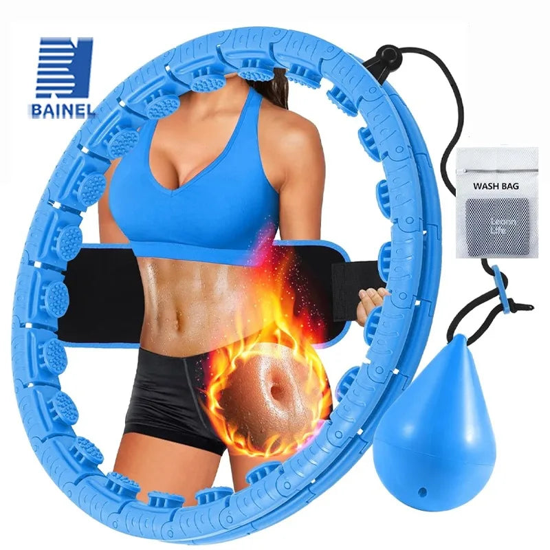 Weighted Fitness Hoop – Portable Slimming Exercise Ring