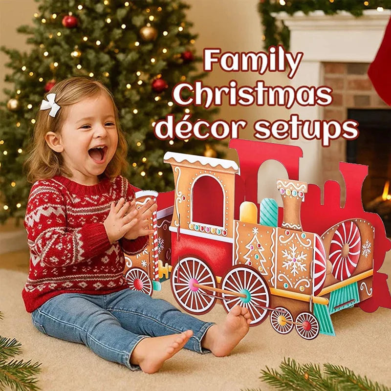 Santa’s Gift Train – DIY Personalized Christmas Train Set