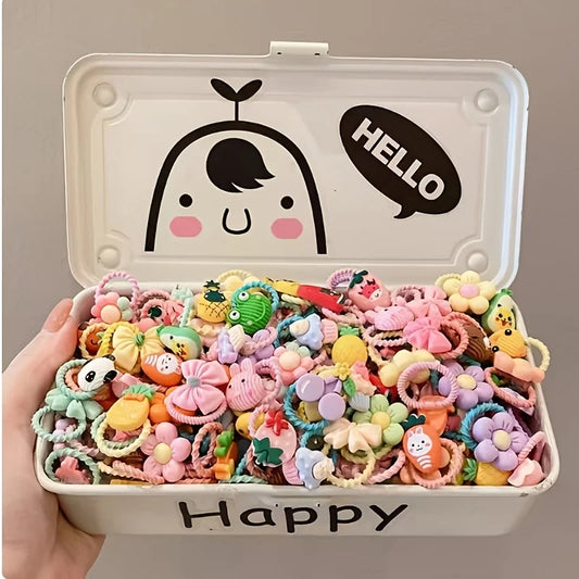 Pet Hair Accessory Set  Cute Flower, Bow & Fruit Designs for Dogs and Cats