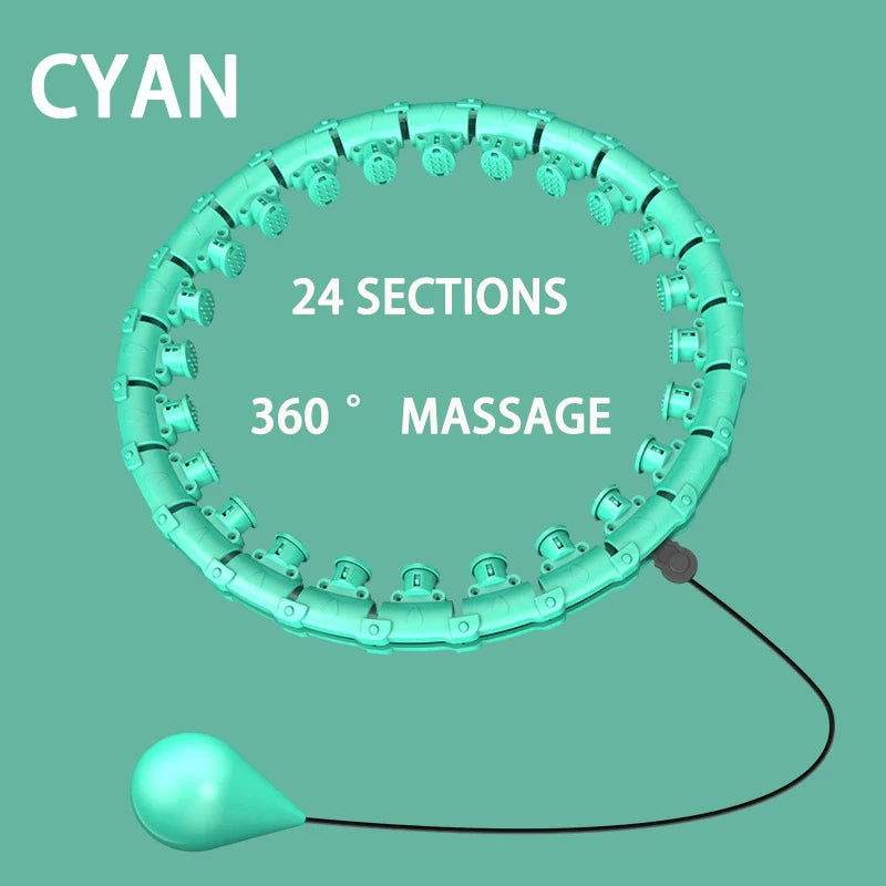 Weighted Fitness Hoop – Portable Slimming Exercise Ring