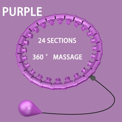 Weighted Fitness Hoop – Portable Slimming Exercise Ring