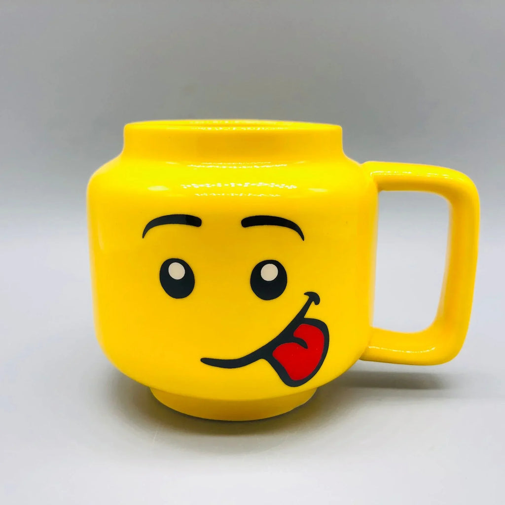 Cute Cartoon Impish Expression Mug – Ceramic Coffee & Tea Cup